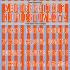 Custom Light Blue Orange-White Stripe Sports Sublimation Soccer Uniform Jersey