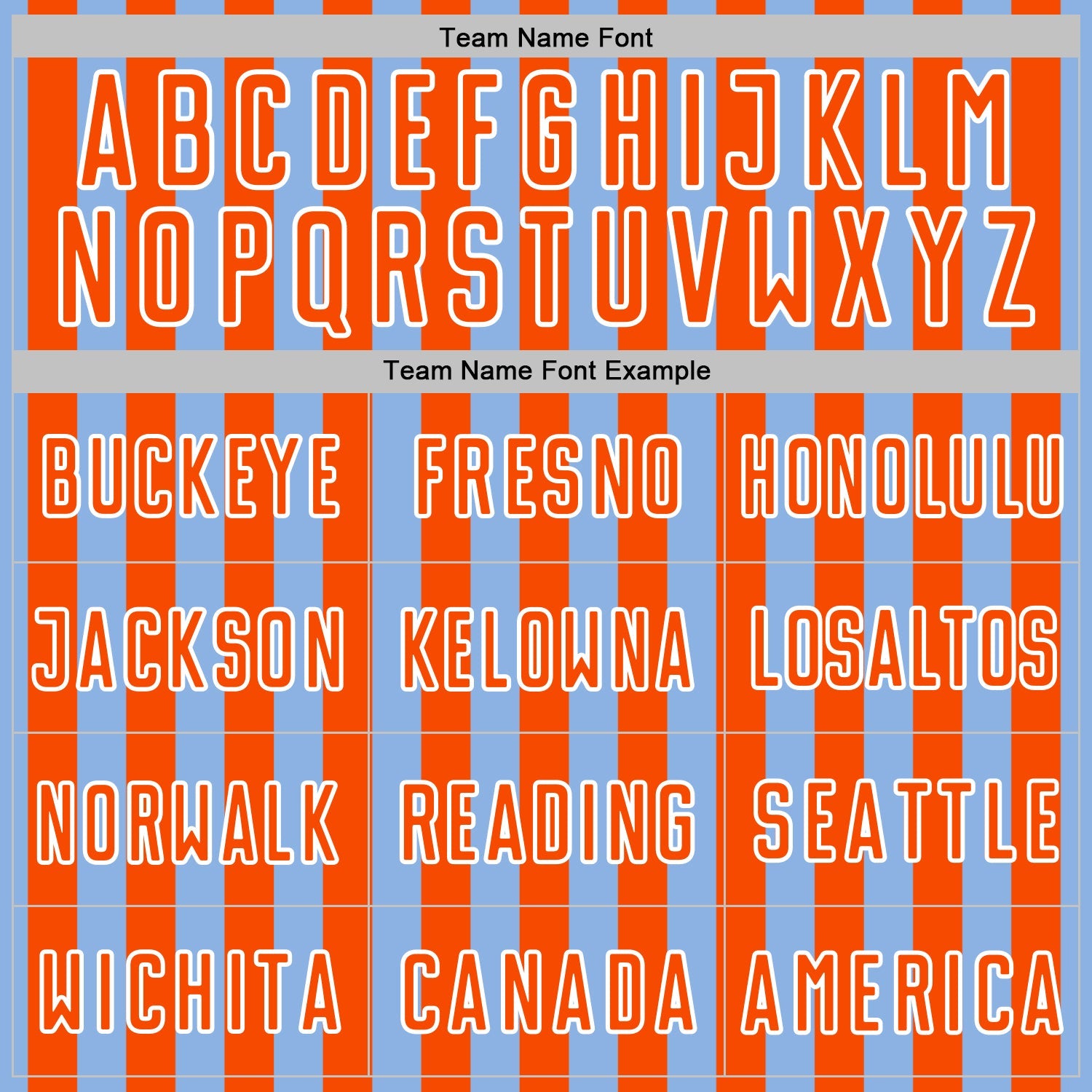 Custom Light Blue Orange-White Stripe Sports Sublimation Soccer Uniform Jersey