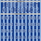 Custom Light Blue Royal-White Stripe Sports Sublimation Soccer Uniform Jersey