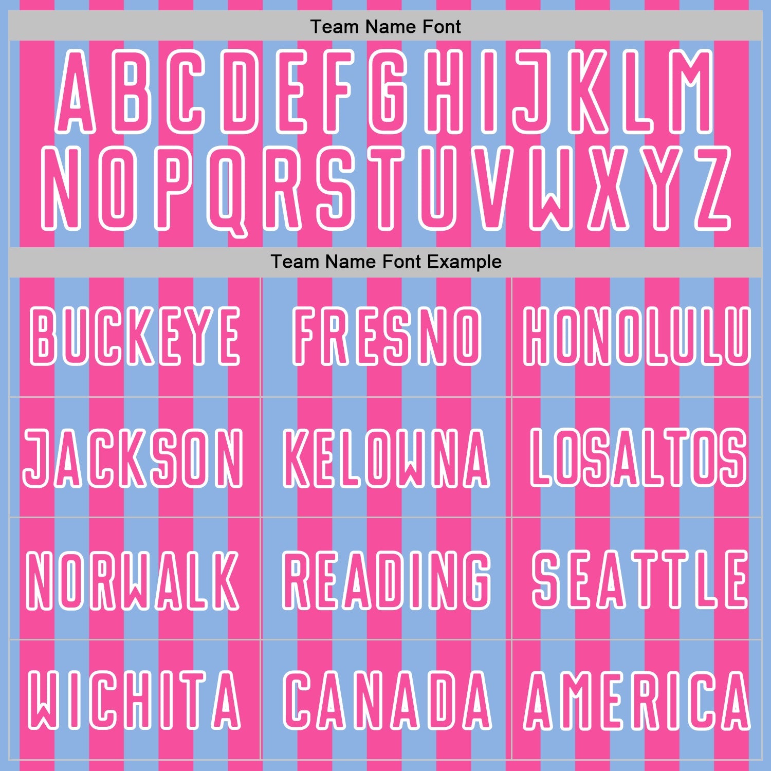 Custom Light Blue Pink-White Stripe Sports Sublimation Soccer Uniform Jersey