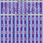 Custom Light Blue Purple-White Stripe Sports Sublimation Soccer Uniform Jersey