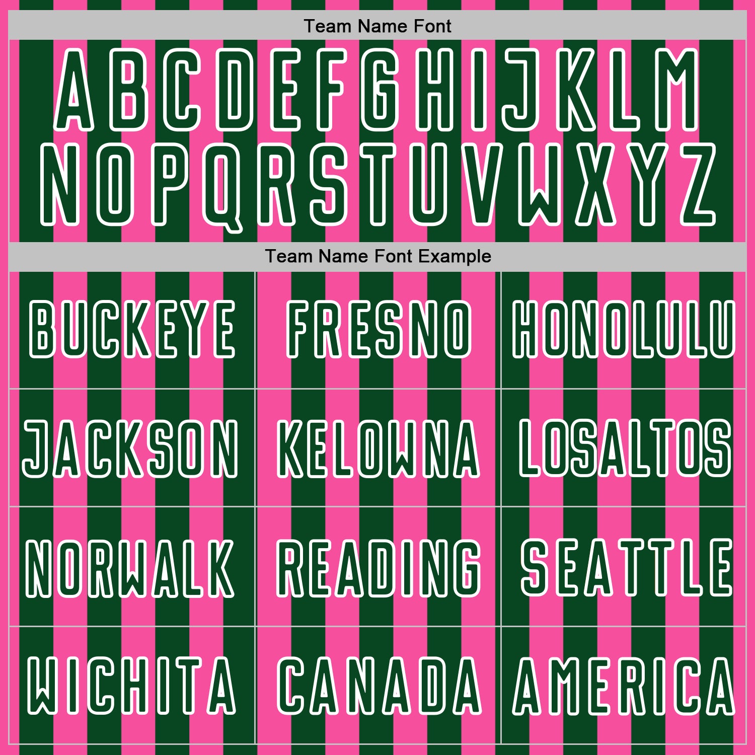 Custom Pink Green-White Stripe Sports Sublimation Soccer Uniform Jersey