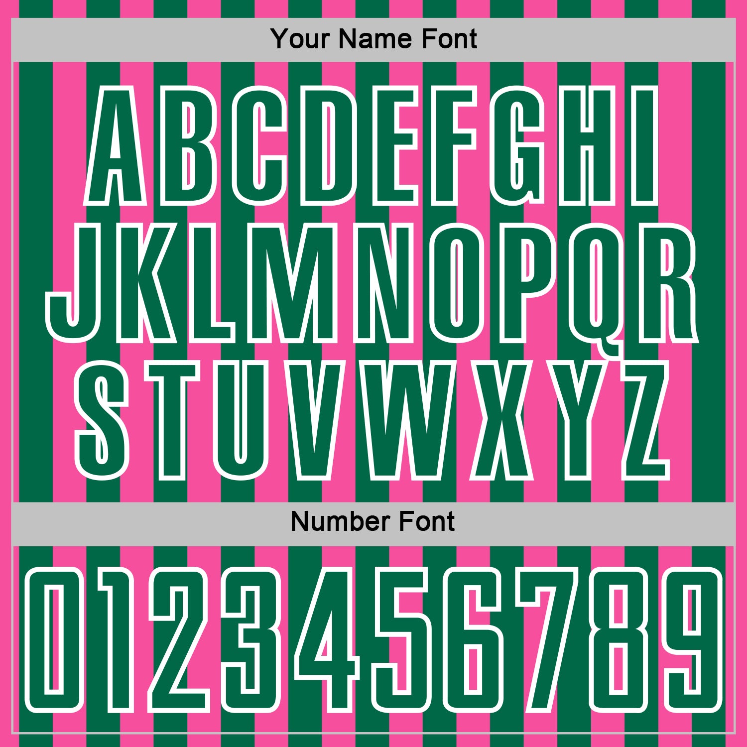 Custom Pink Kelly Green-White Stripe Sports Sublimation Soccer Uniform Jersey