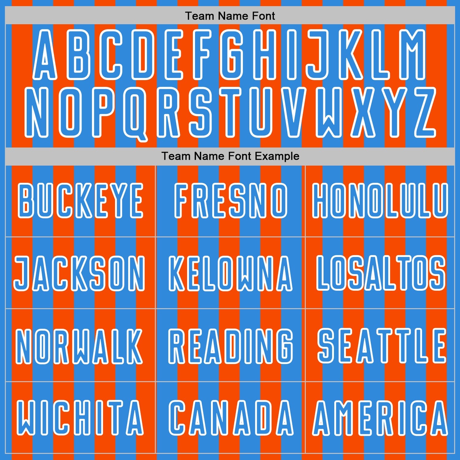 Custom Powder Blue Orange-White Stripe Sports Sublimation Soccer Uniform Jersey