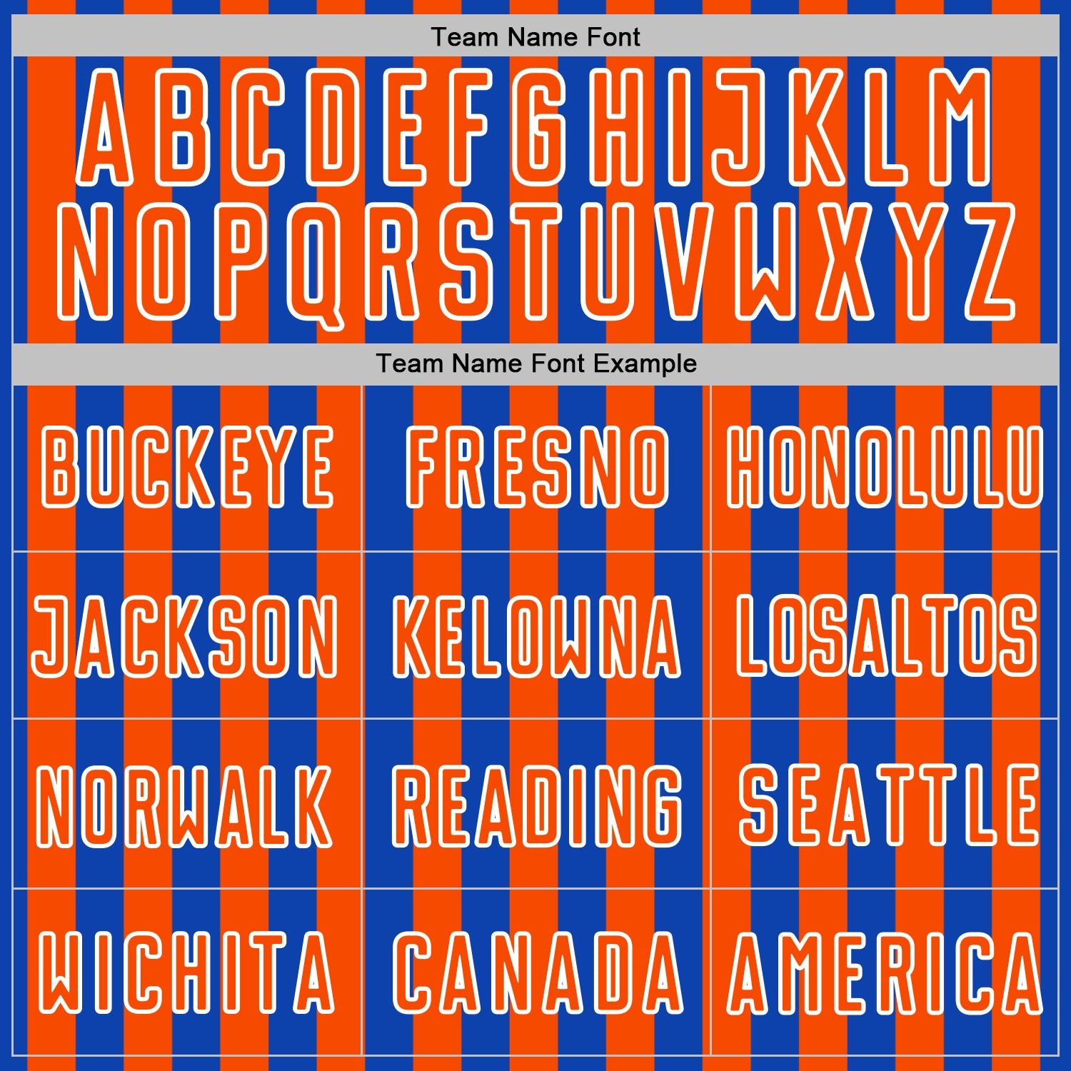 Custom Thunder Blue Orange-White Stripe Sports Sublimation Soccer Uniform Jersey