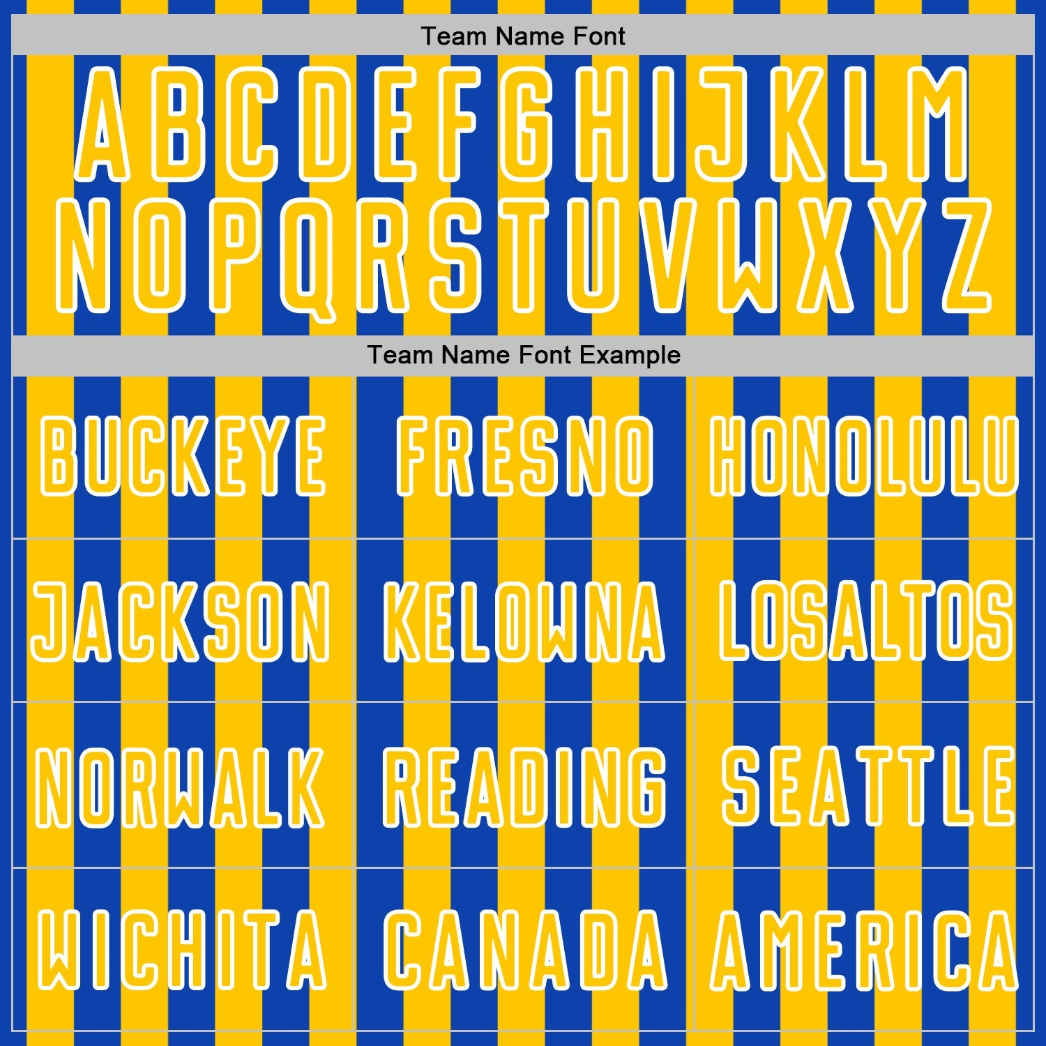 Custom Thunder Blue Yellow-White Stripe Sports Sublimation Soccer Uniform Jersey