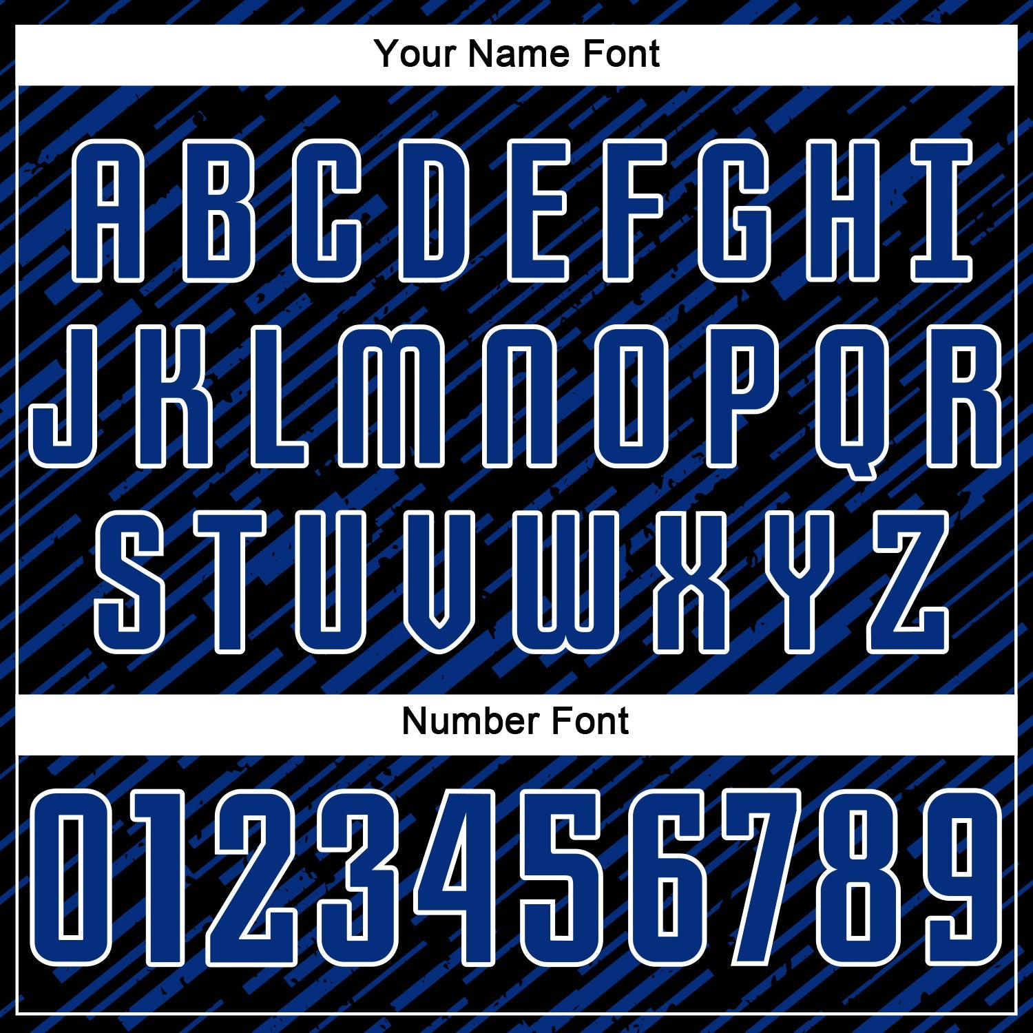 Custom Black Royal-White Line Sports Sublimation Soccer Uniform Jersey