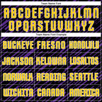 Custom Black Yellow Purple-White Line Sports Sublimation Soccer Uniform Jersey