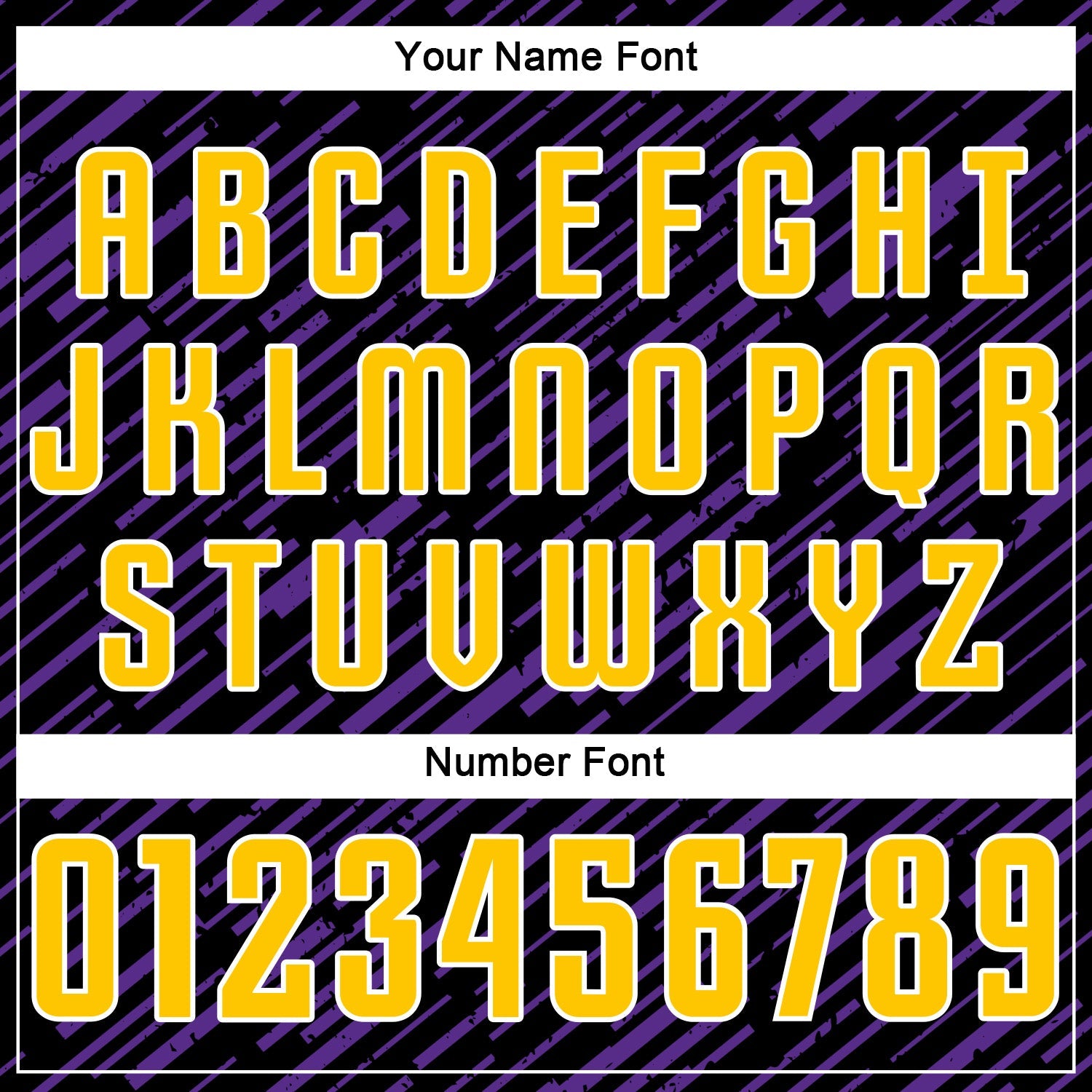 Custom Black Yellow Purple-White Line Sports Sublimation Soccer Uniform Jersey