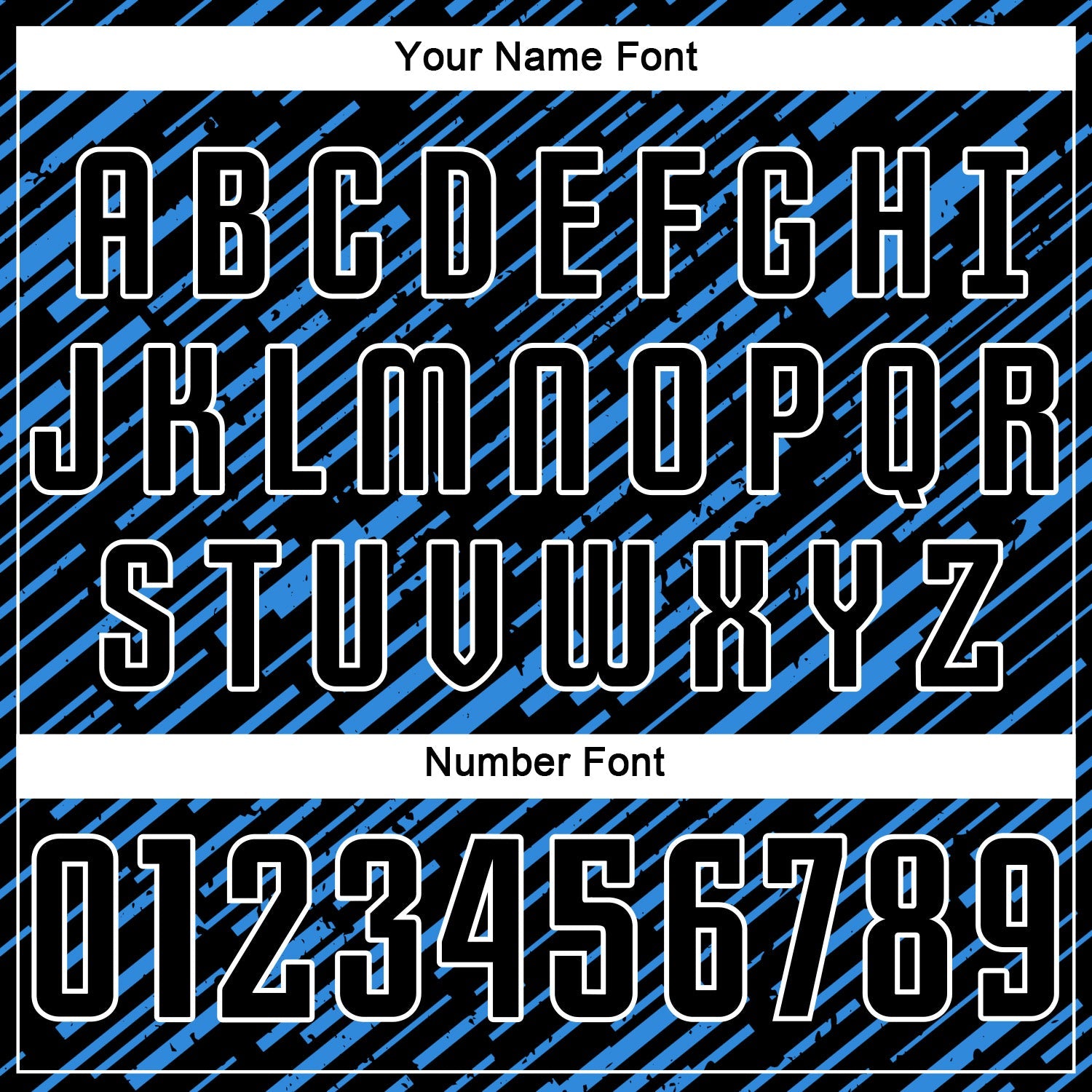 Custom Black Powder Blue-White Line Sports Sublimation Soccer Uniform Jersey