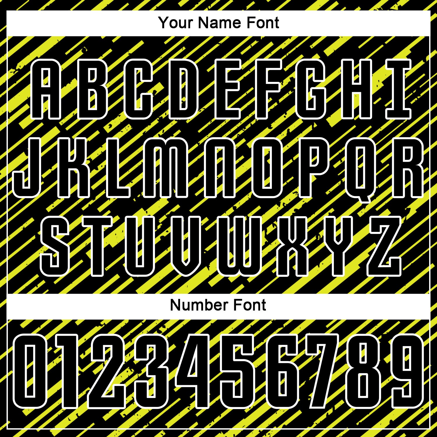 Custom Black Neon Yellow-White Line Sports Sublimation Soccer Uniform Jersey