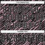 Custom Black Light Pink-White Line Sports Sublimation Soccer Uniform Jersey