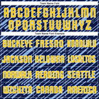 Custom Navy Yellow Light Blue-White Line Sports Sublimation Soccer Uniform Jersey