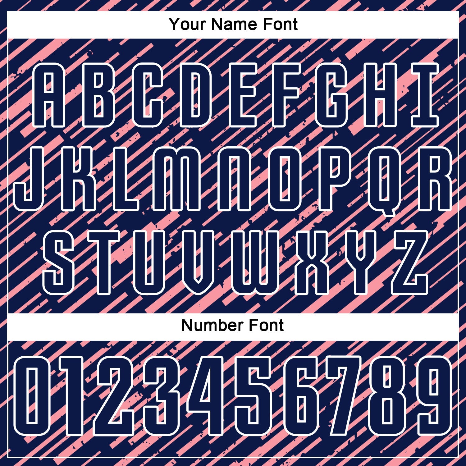 Custom Navy Medium Pink-White Line Sports Sublimation Soccer Uniform Jersey