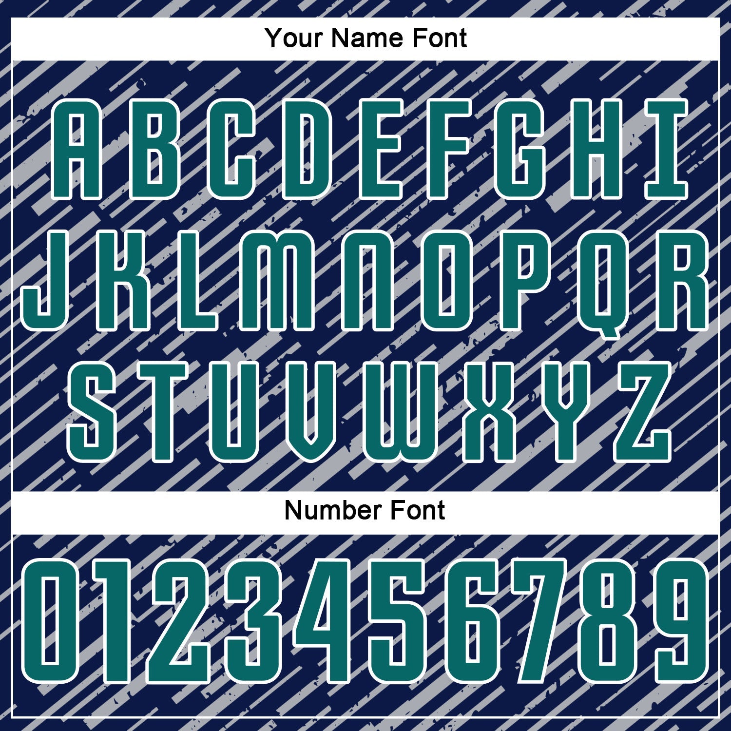 Custom Navy Teal Gray-White Line Sports Sublimation Soccer Uniform Jersey