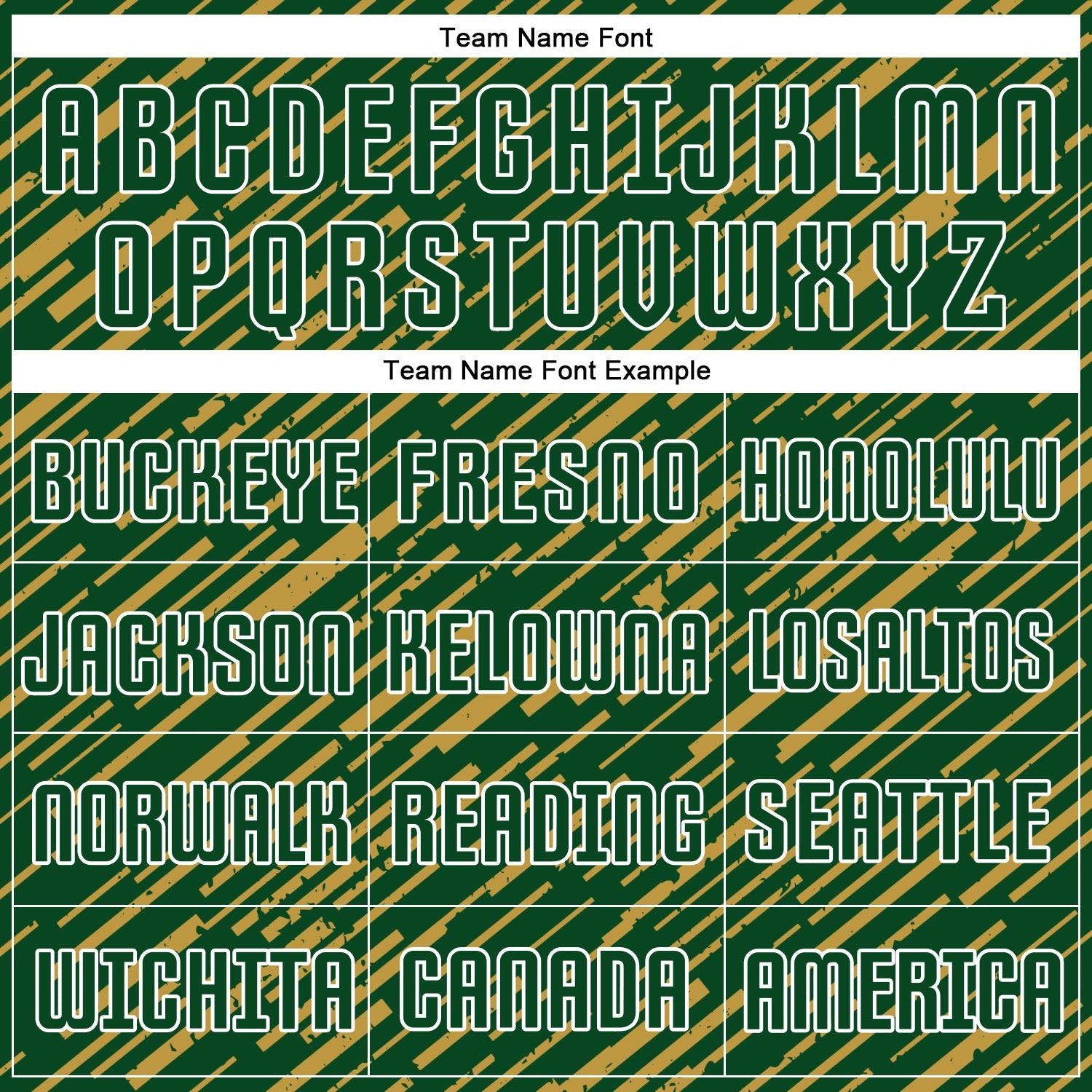 Custom Green Old Gold-White Line Sports Sublimation Soccer Uniform Jersey