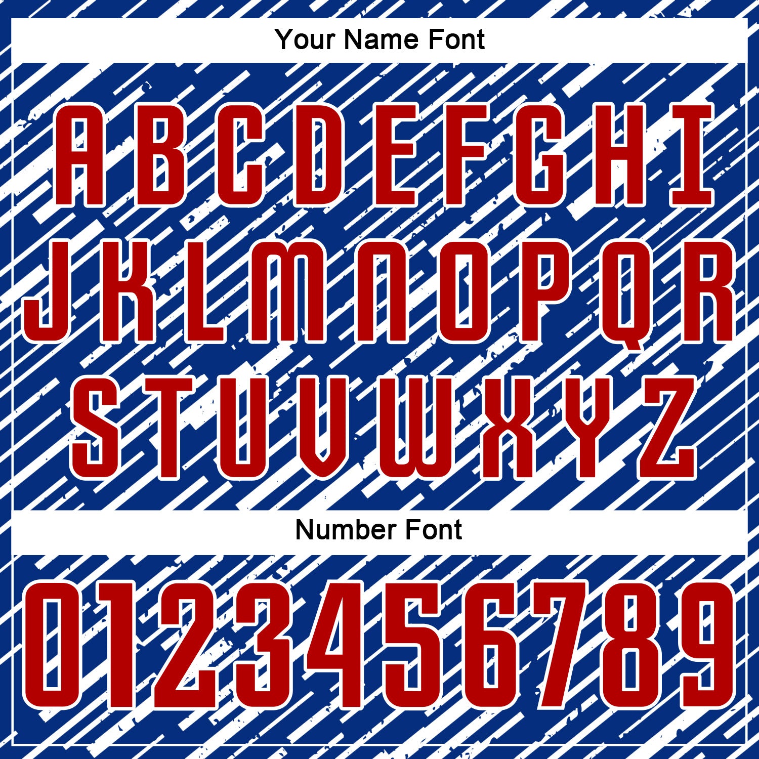 Custom Royal Red-White Line Sports Sublimation Soccer Uniform Jersey