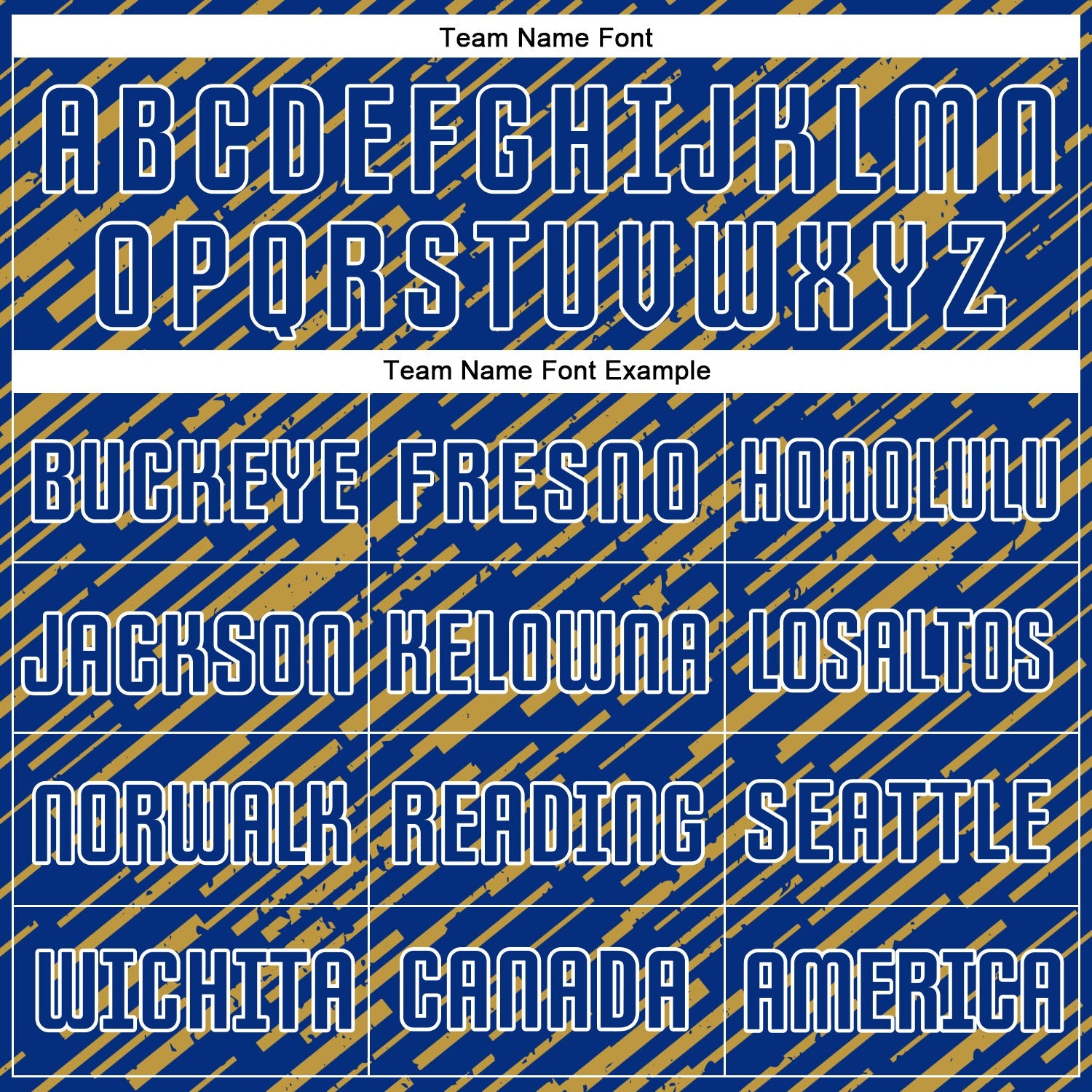 Custom Royal Old Gold-White Line Sports Sublimation Soccer Uniform Jersey