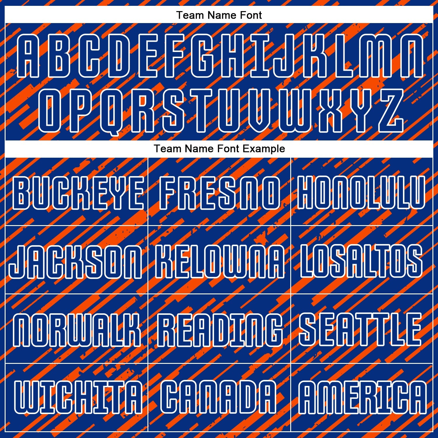 Custom Royal Orange-White Line Sports Sublimation Soccer Uniform Jersey