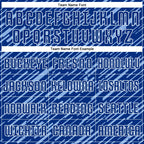 Custom Royal Light Blue-White Line Sports Sublimation Soccer Uniform Jersey