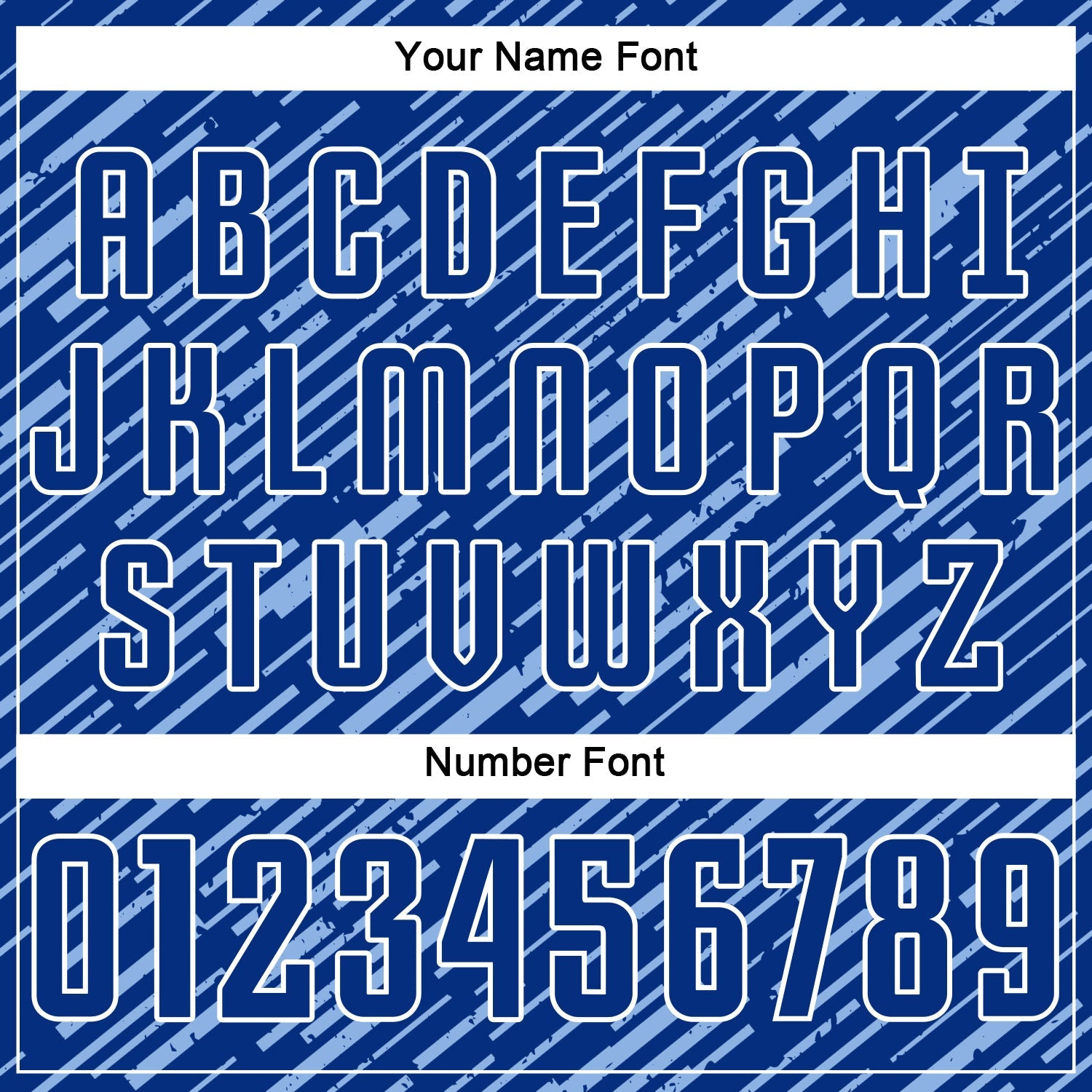 Custom Royal Light Blue-White Line Sports Sublimation Soccer Uniform Jersey