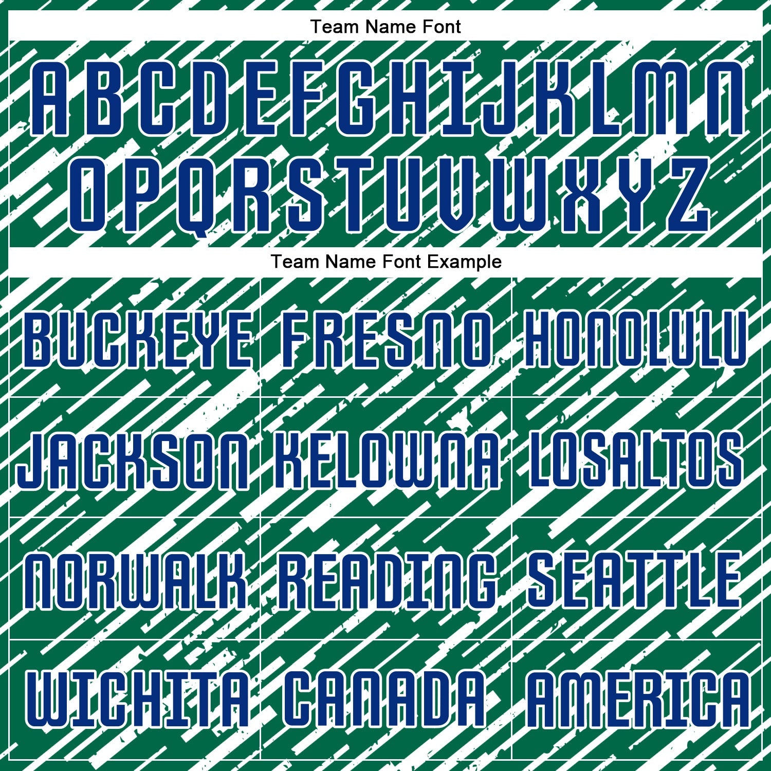 Custom Kelly Green Royal-White Line Sports Sublimation Soccer Uniform Jersey