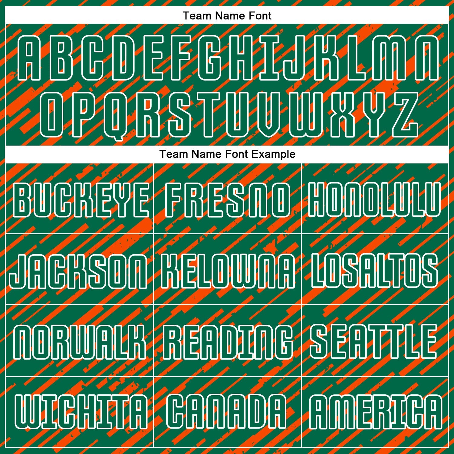 Custom Kelly Green Orange-White Line Sports Sublimation Soccer Uniform Jersey