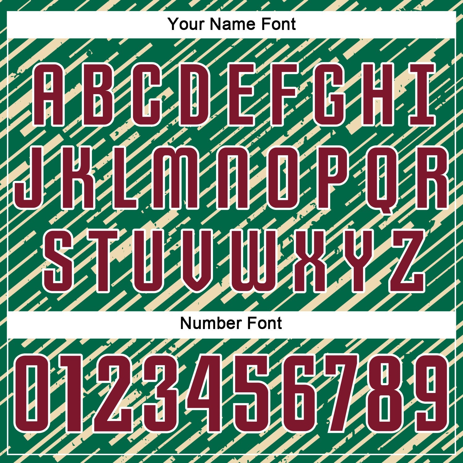 Custom Kelly Green Crimson Cream-White Line Sports Sublimation Soccer Uniform Jersey