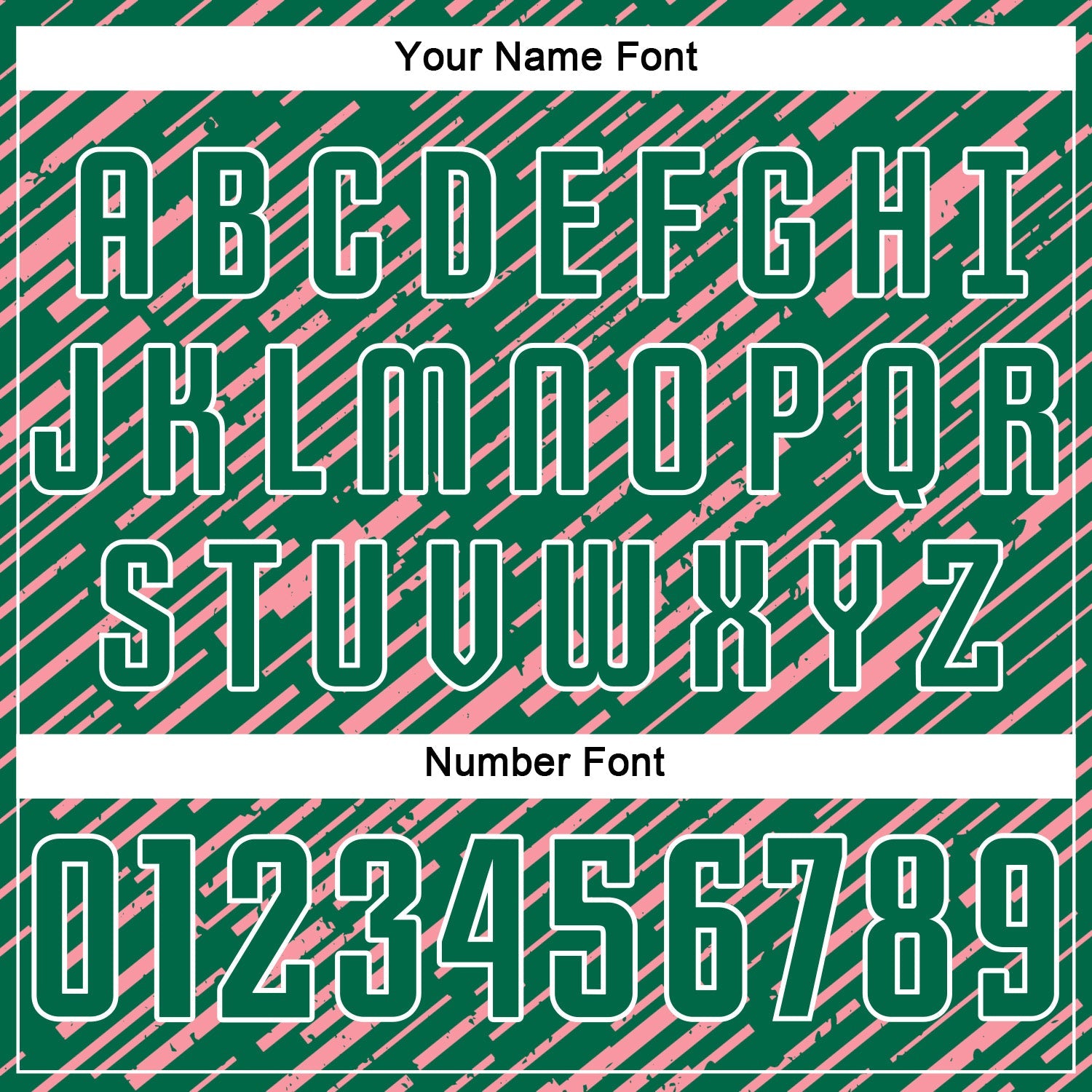 Custom Kelly Green Medium Pink-White Line Sports Sublimation Soccer Uniform Jersey