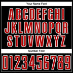 Custom Black Red Royal-White Liquid Fluid Pattern Sports Sublimation Soccer Uniform Jersey