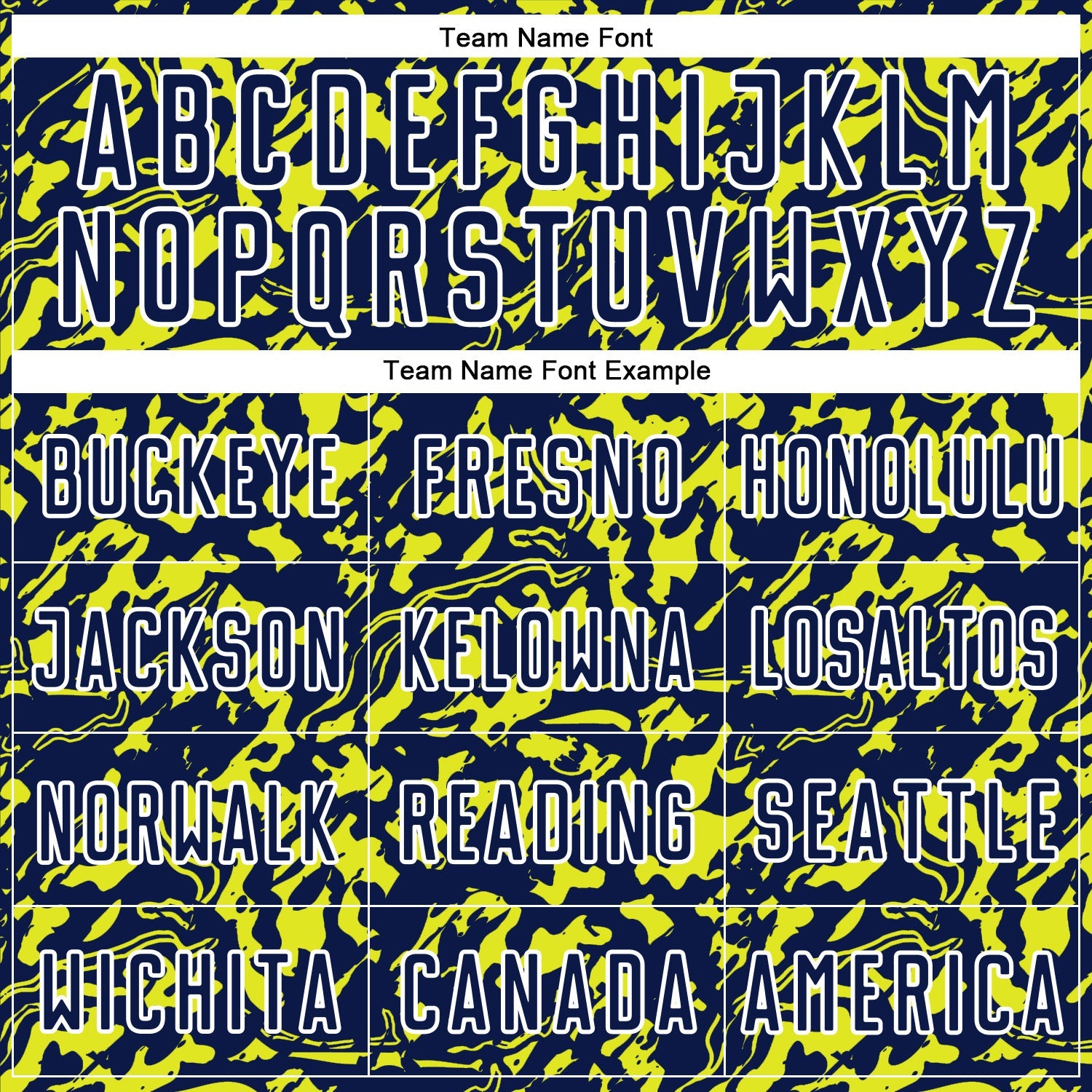 Custom Navy Neon Yellow-White Liquid Fluid Pattern Sports Sublimation Soccer Uniform Jersey