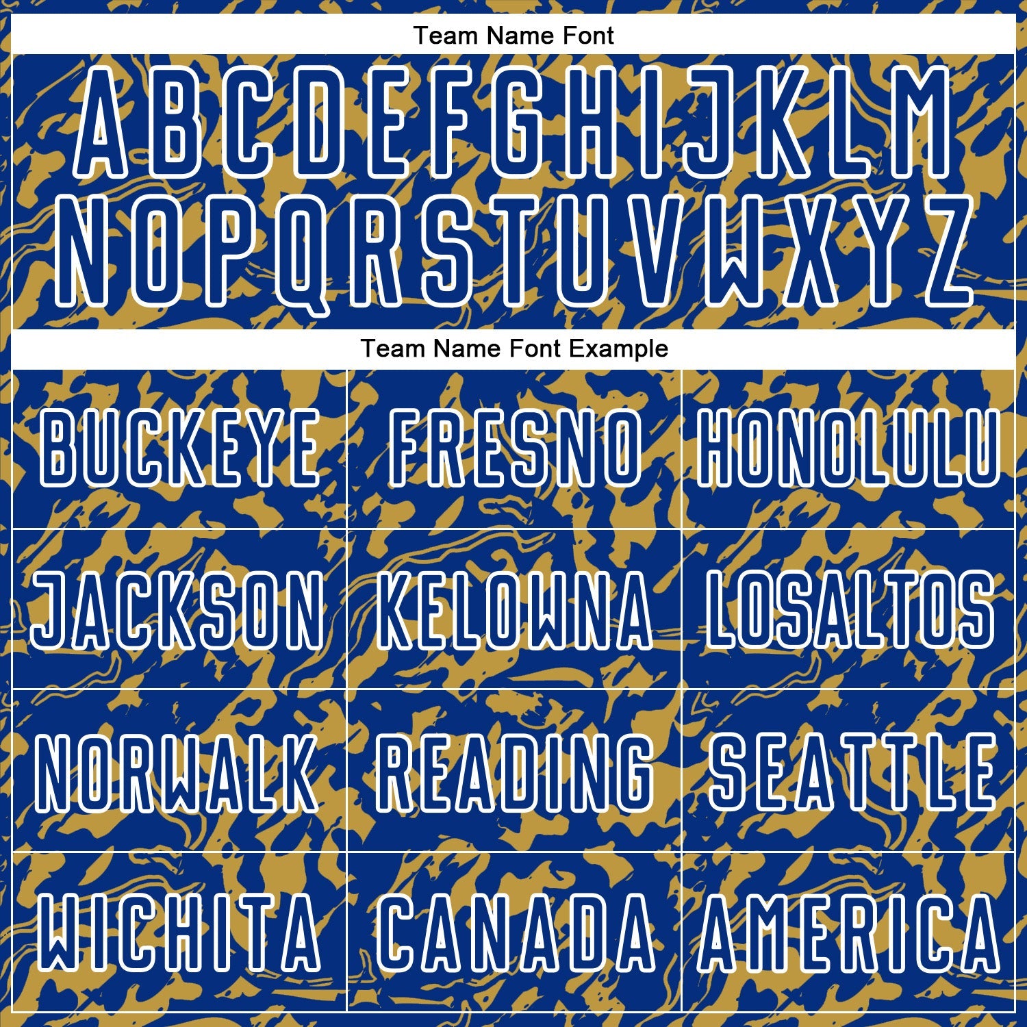 Custom Royal Old Gold-White Liquid Fluid Pattern Sports Sublimation Soccer Uniform Jersey