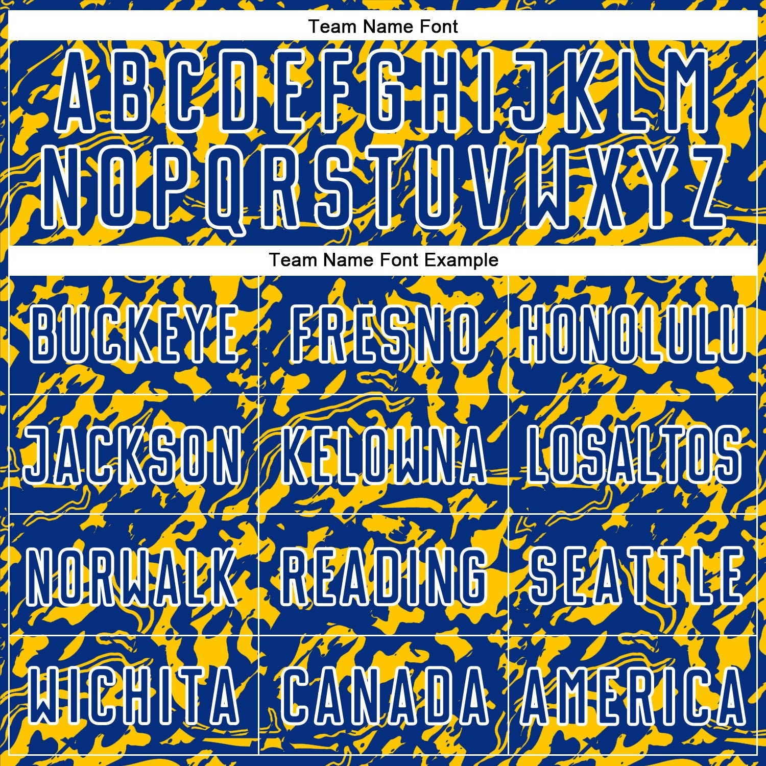 Custom Royal Yellow-White Liquid Fluid Pattern Sports Sublimation Soccer Uniform Jersey