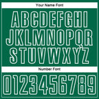 Custom Kelly Green Medium Pink-White Liquid Fluid Pattern Sports Sublimation Soccer Uniform Jersey