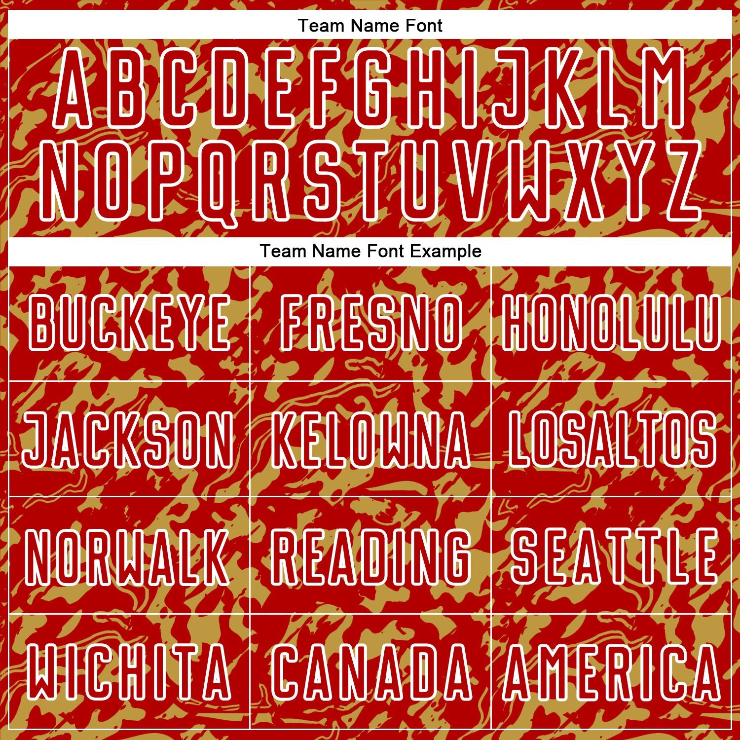 Custom Red Old Gold-White Liquid Fluid Pattern Sports Sublimation Soccer Uniform Jersey