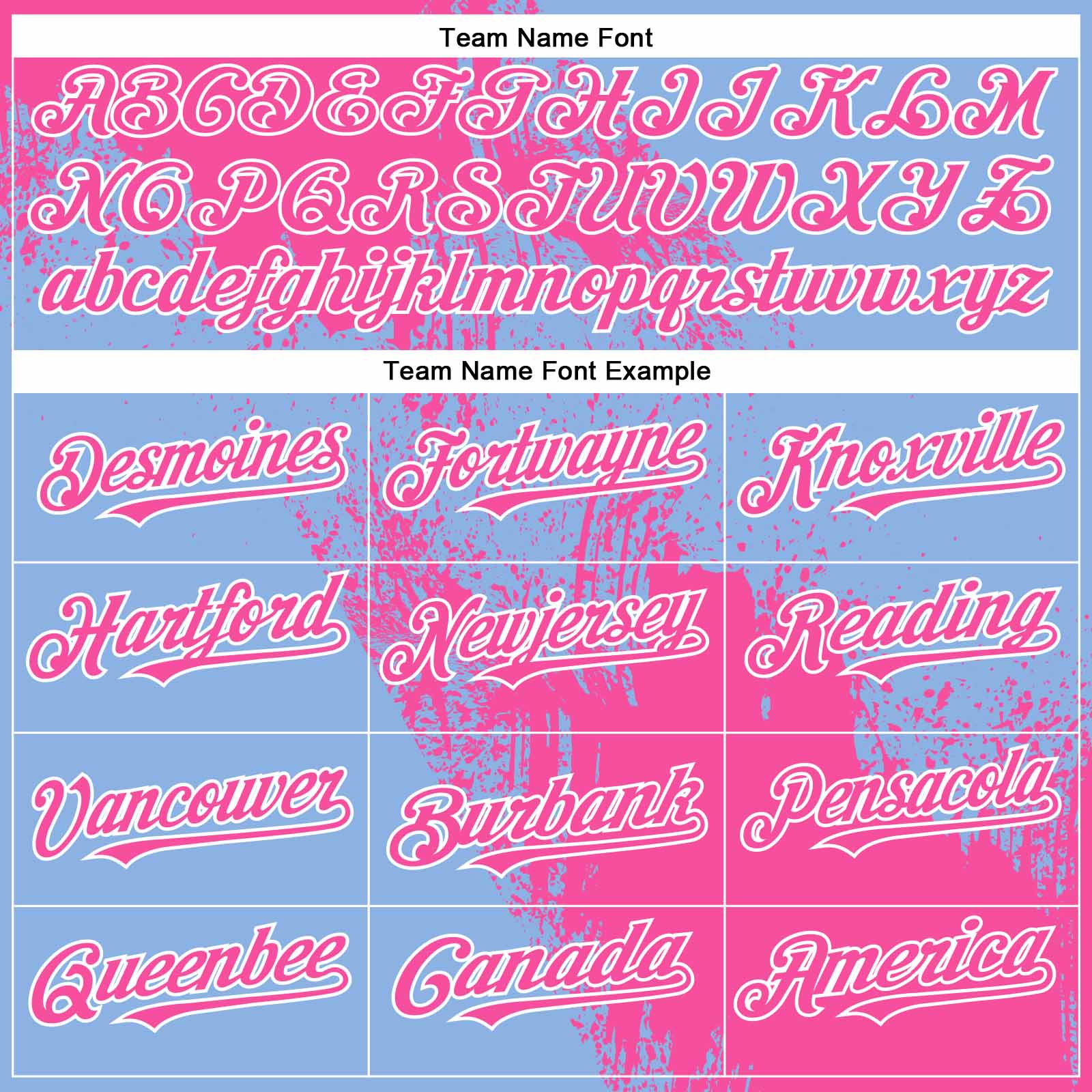 Custom Pink Light Blue-White 3D Pattern Abstract Brush Stroke Two-Button Unisex Softball Jersey