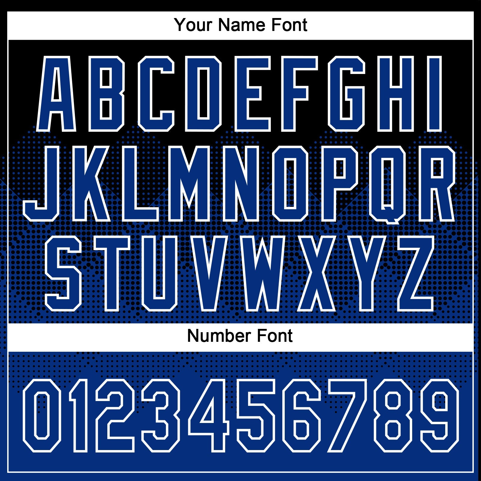 Custom Black Royal-White 3D Gradient Square Shape Two-Button Unisex Softball Jersey