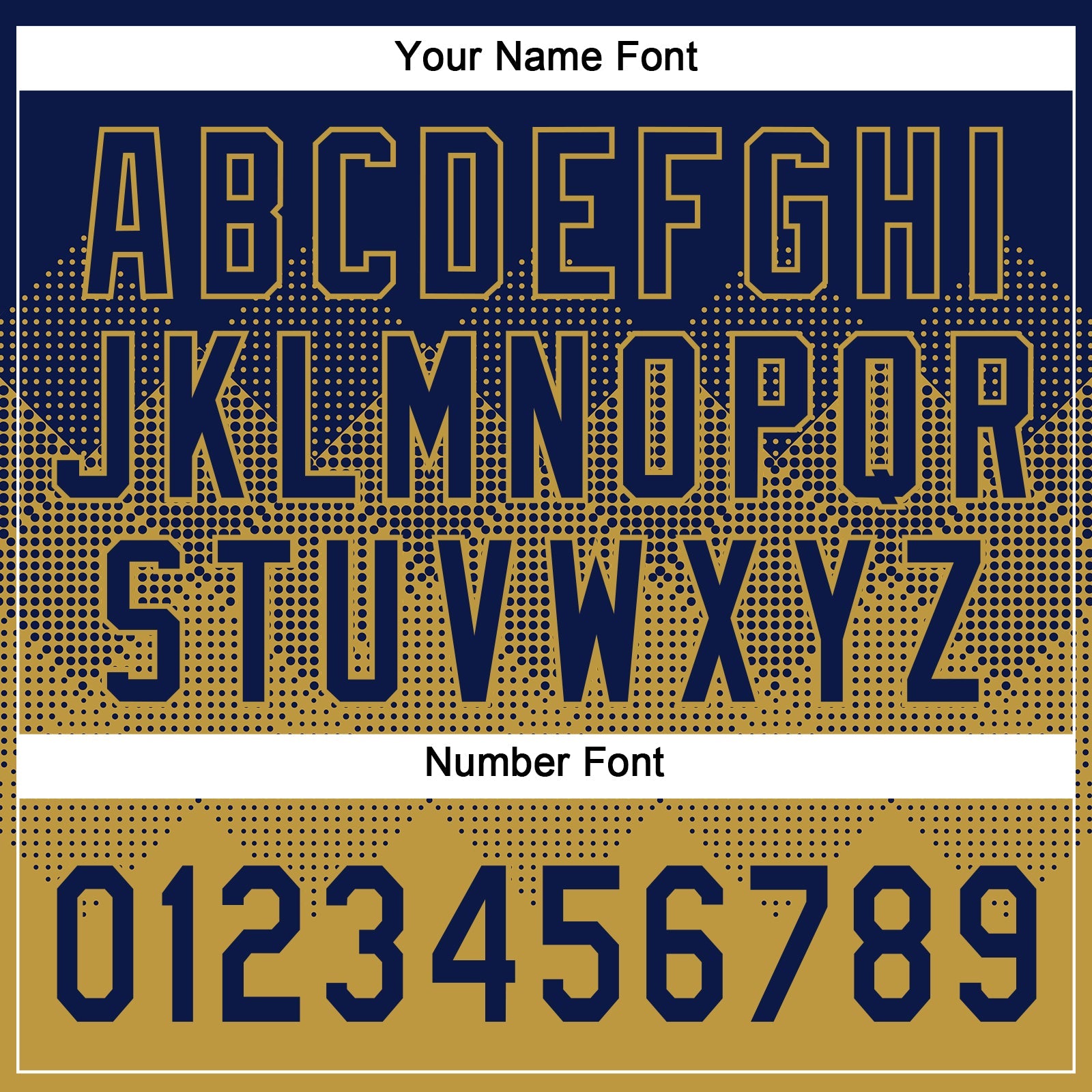 Custom Navy Old Gold 3D Gradient Square Shape Two-Button Unisex Softball Jersey