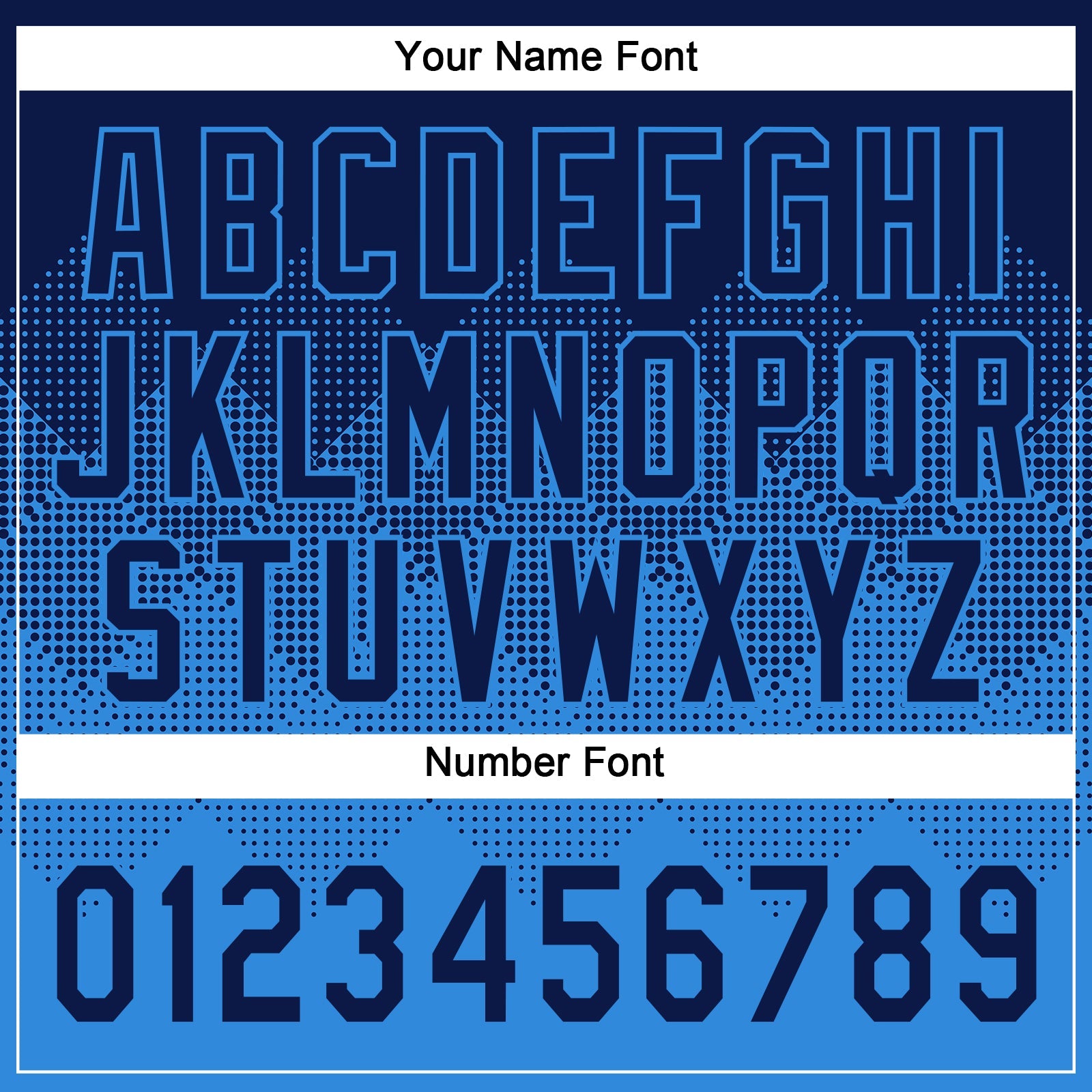 Custom Navy Electric Blue 3D Gradient Square Shape Two-Button Unisex Softball Jersey