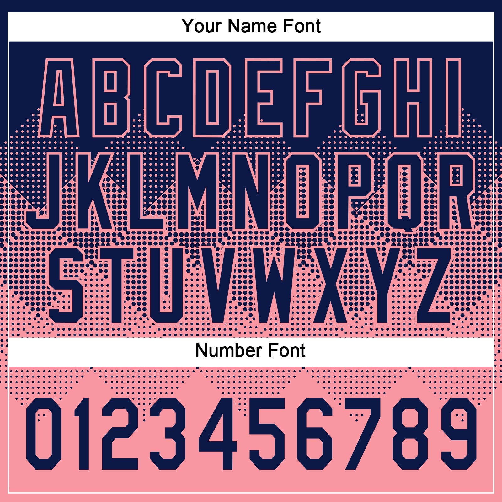 Custom Navy Medium Pink 3D Gradient Square Shape Two-Button Unisex Softball Jersey