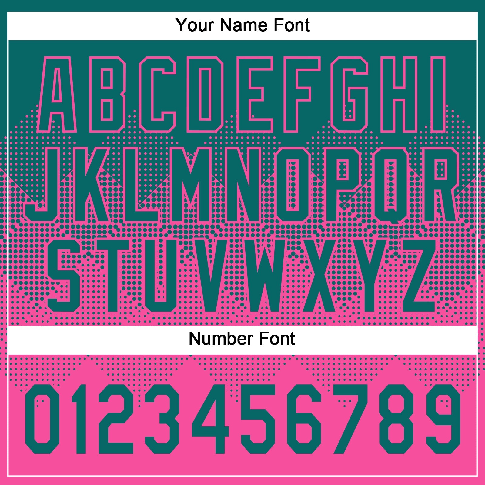 Custom Teal Pink 3D Gradient Square Shape Two-Button Unisex Softball Jersey