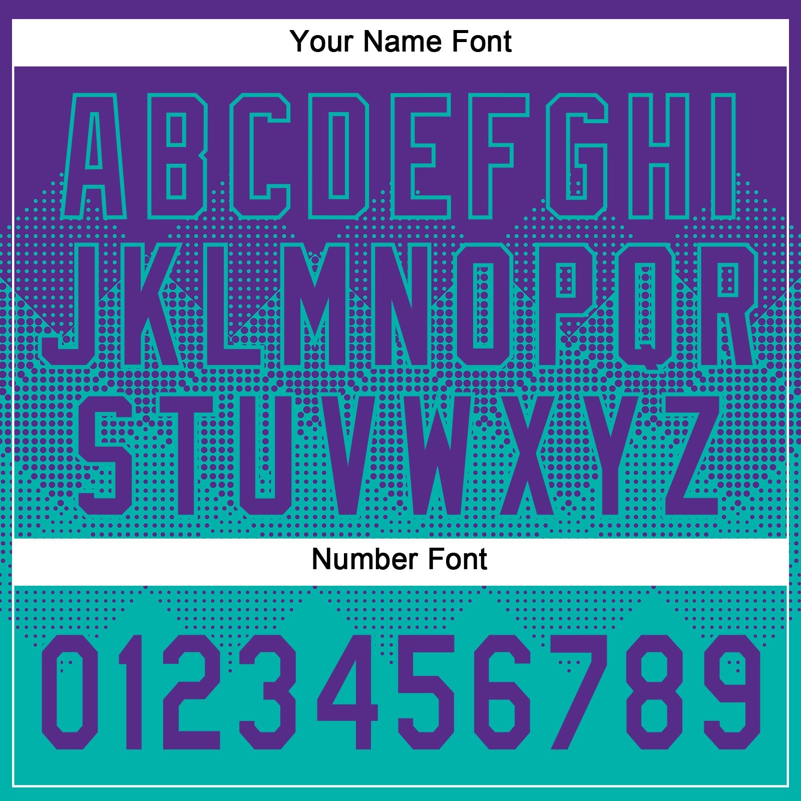 Custom Purple Aqua 3D Gradient Square Shape Two-Button Unisex Softball Jersey