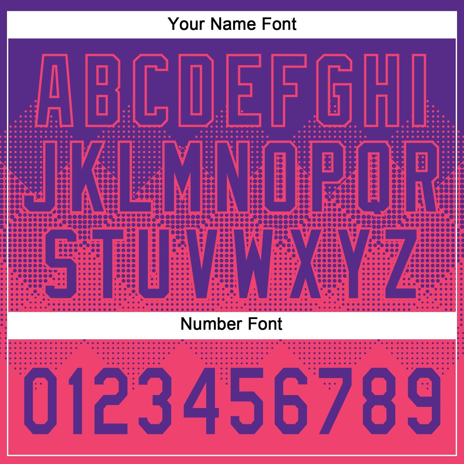 Custom Purple Neon Pink 3D Gradient Square Shape Two-Button Unisex Softball Jersey