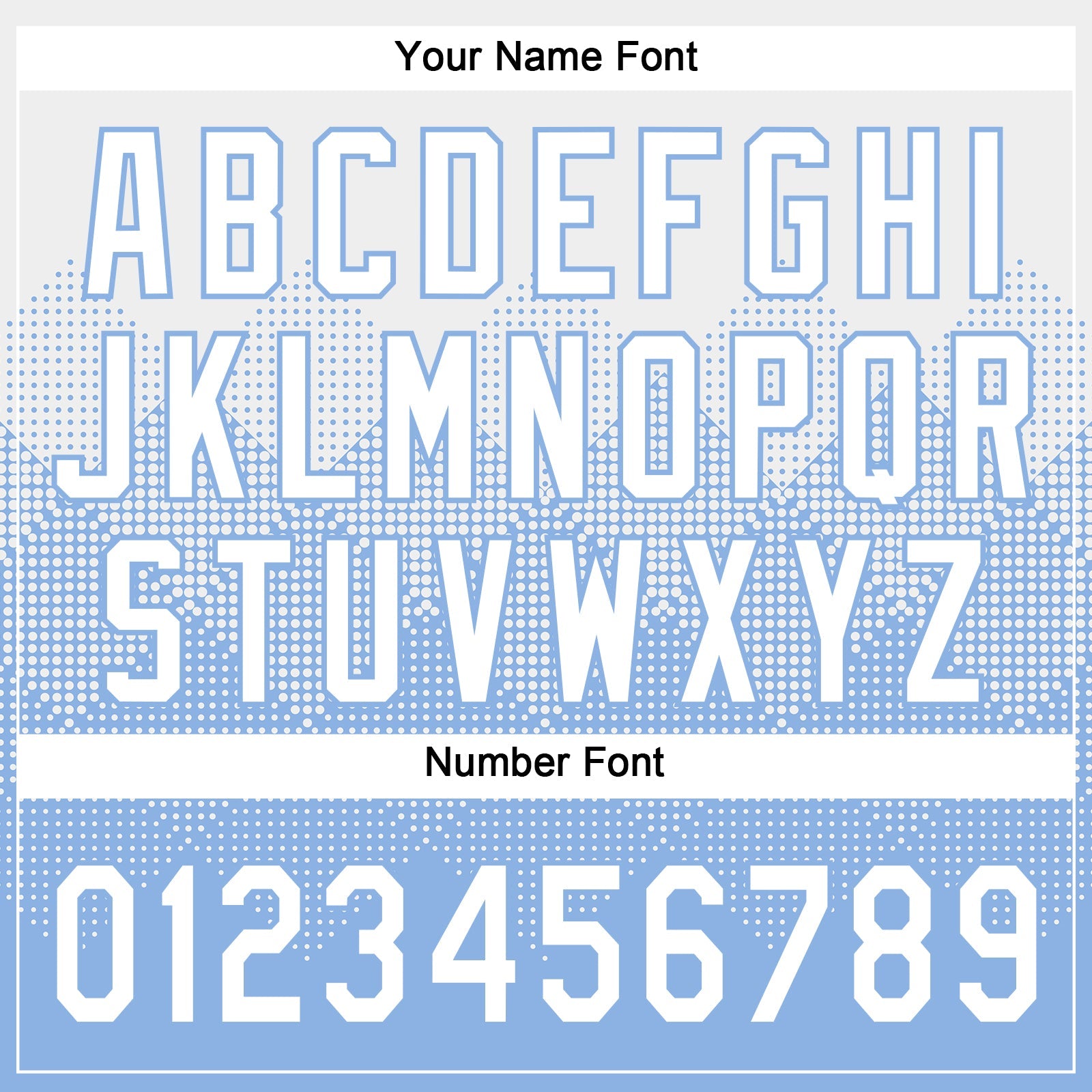 Custom White Light Blue 3D Gradient Square Shape Two-Button Unisex Softball Jersey