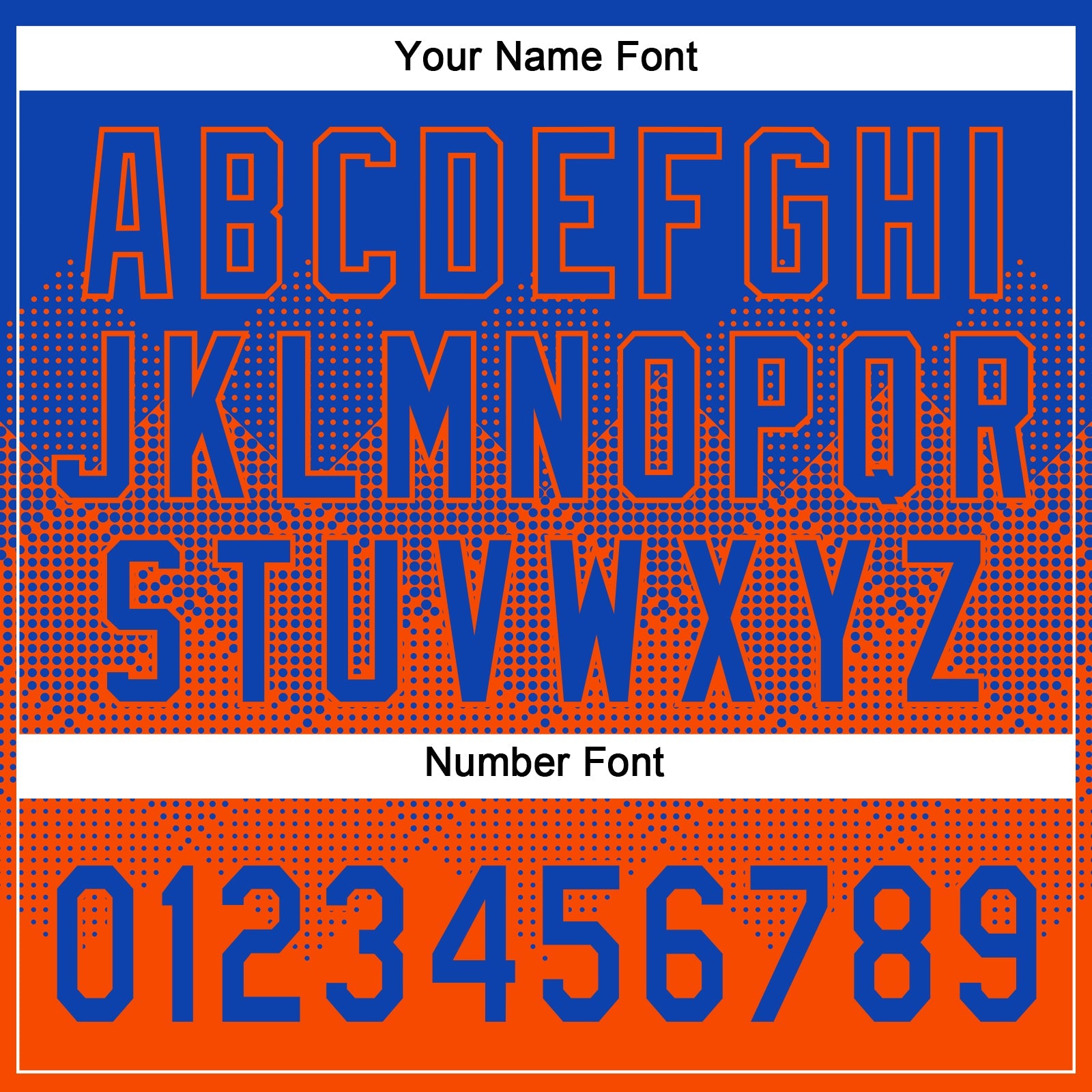 Custom Thunder Blue Orange 3D Gradient Square Shape Two-Button Unisex Softball Jersey