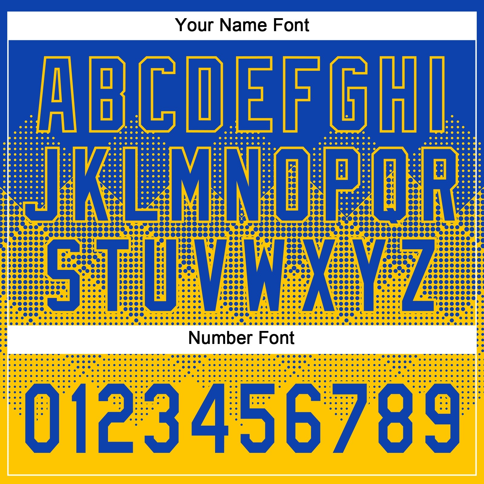 Custom Thunder Blue Yellow 3D Gradient Square Shape Two-Button Unisex Softball Jersey