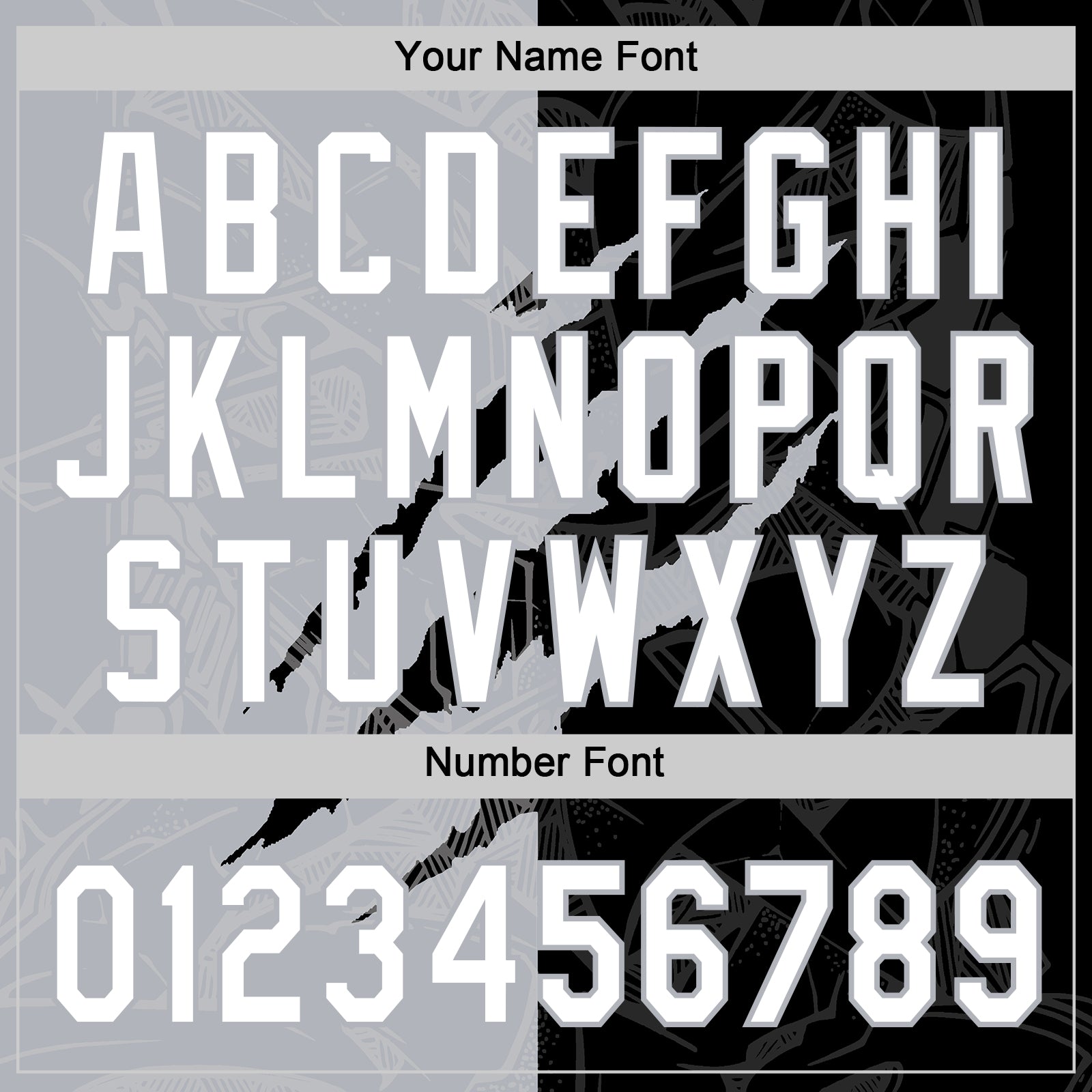 Custom Graffiti Pattern White Black-Gray 3D Scratch Two-Button Unisex Softball Jersey