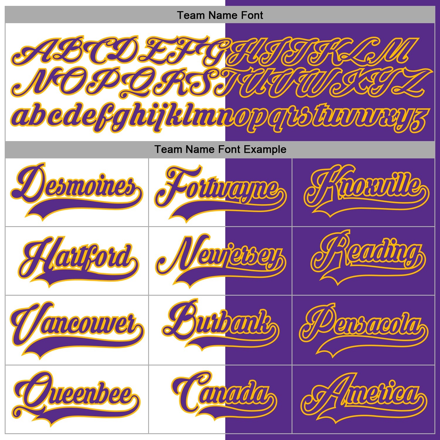 Custom Purple Gold-White Split Fashion Hockey Lace Neck Jersey