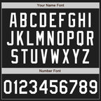 Custom Black White Split Ripped Pattern Baseball Pullover Sweatshirt Hoodie