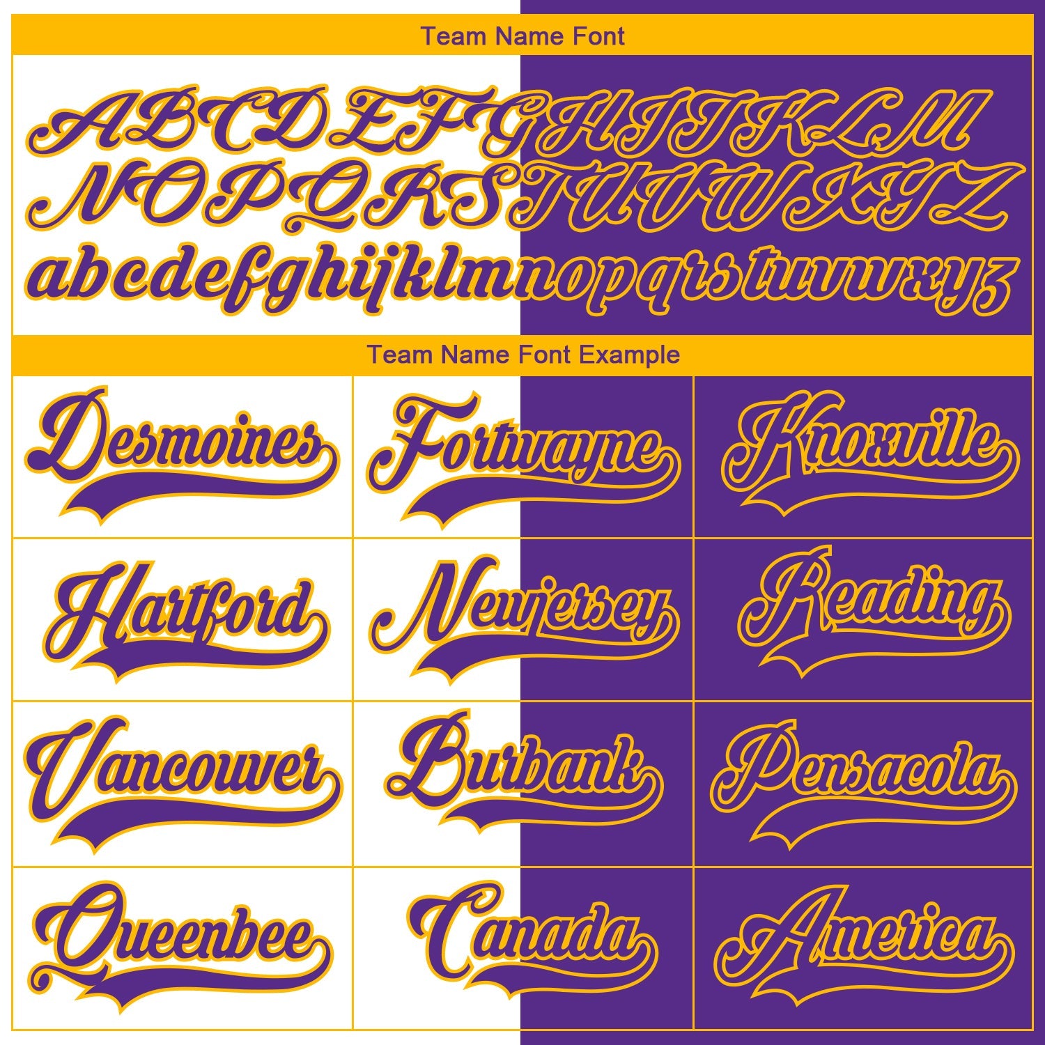 Custom Purple Gold-White Split Fashion Hockey Lace Neck Jersey